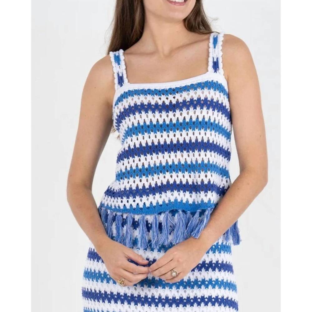 NEW EMILY MCCARTHY capri knit tank in amalfi
